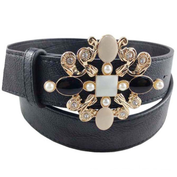 Nice Special Buckle Rhinestone Jeans Ladies Belts